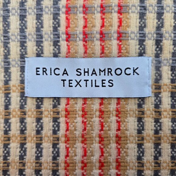 NWOT Colorful Textured Fringe Scarf Erika Shamrock Textiles - Picture 7 of 7